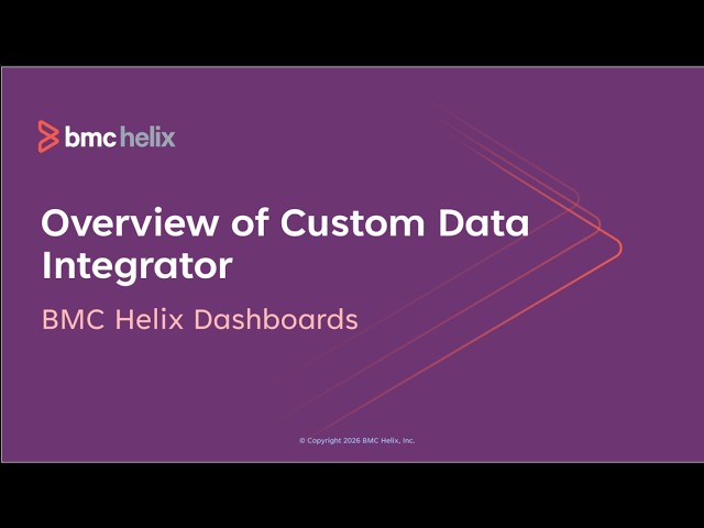 Overview of Custom Data Integrator