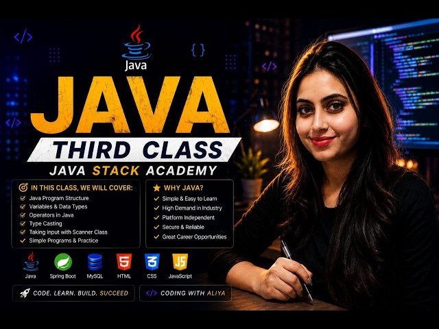Variables & Data Types in Java  | Java Basics | Java Stack Academy