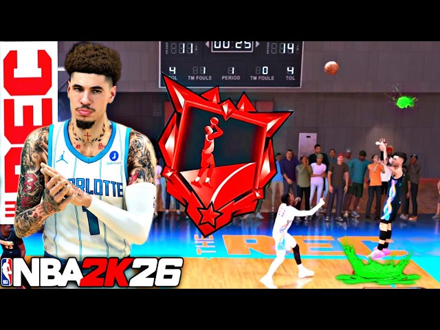 PLAYING REALISTIC on My LaMELO BALL BUILD IN Random Rec NBA 2K26