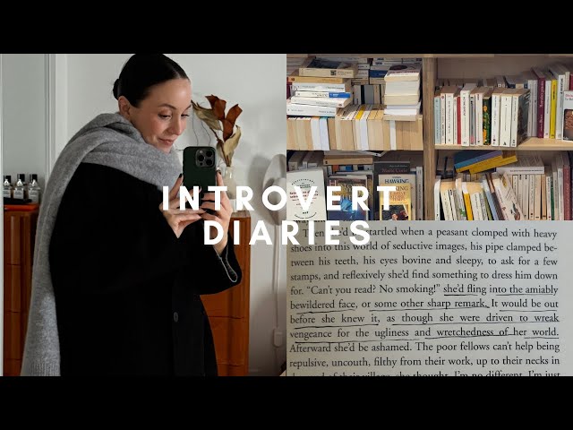 vlog | introvert diaries: winter comfort, books & other moments