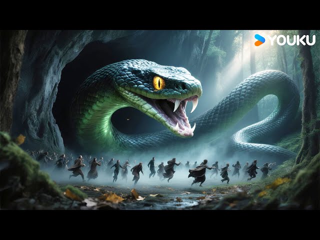 🐍🕳️😱A giant snake in the cave sent everyone fleeing in panic! | Metamorphosis | YOUKU MONSTER MOVIE