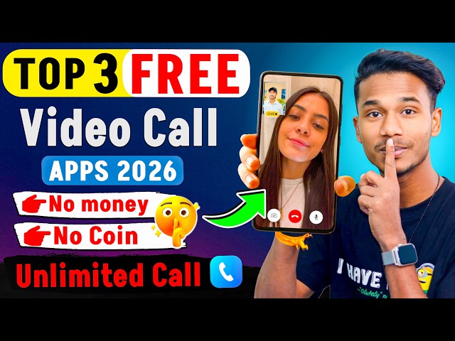 Top 3 Free Video Call Apps 2026 | Best Free Video Call App with Girls | best video chats app