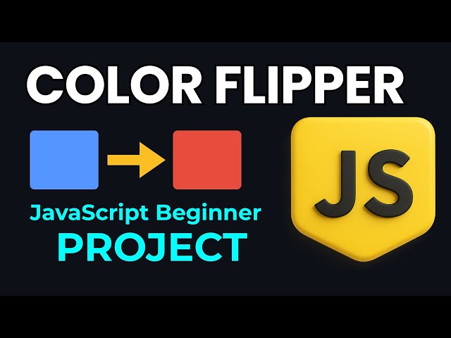 Color Flipper in Just 10 Minutes! 🔥 JavaScript Beginner Project for Web Devs