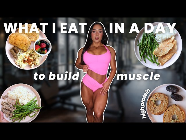 what i eat in a day to build muscle + my go to supplement stack