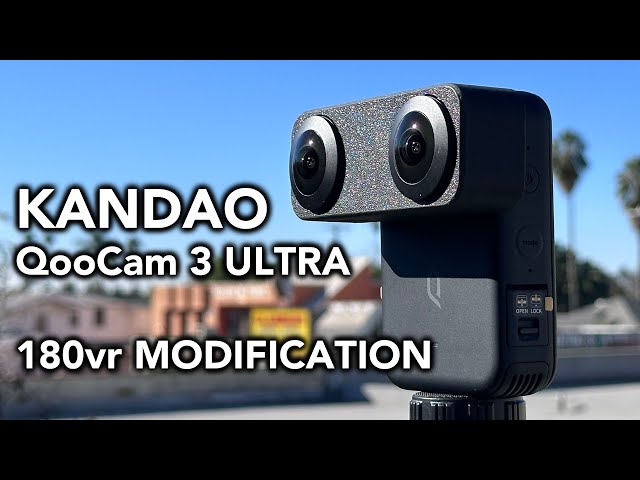 Kandao QooCam 3 ultra - 180vr camera MOD video