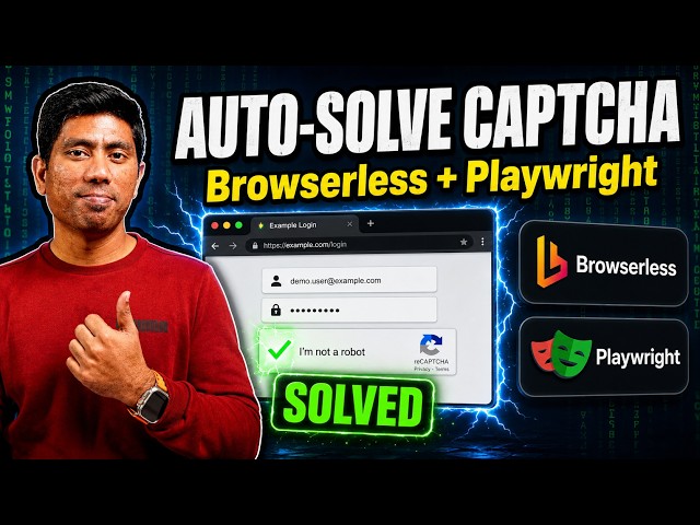 I Bypassed reCAPTCHA in Playwright with Browserless — And Ran 5 Browsers Concurrently