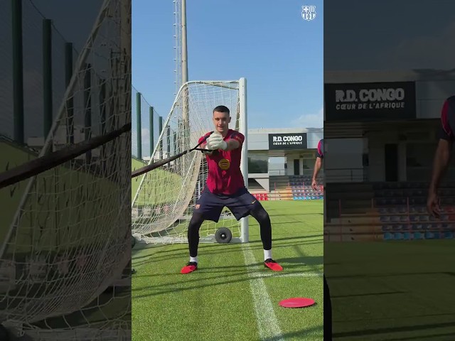 JOAN GARCÍA regresa a los entrenamientos con el BARÇA
