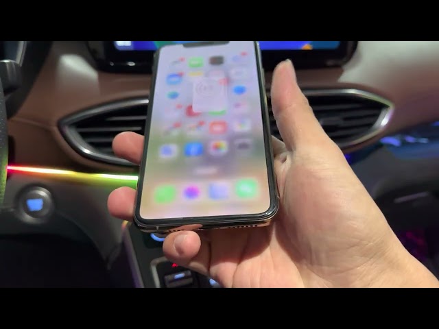 Hướng dẫn nâng cấp Apple Carplay Không Dây   Carlinkit 4.0 cho Hyundai Santafe