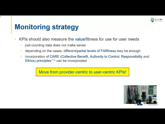 FOSS4GE 2025 | Monitoring the FAIRness of geospatial data: Lessons learnt from the European Union