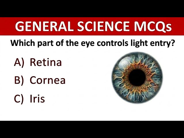 General Science MCQs Quiz | Test Your Knowledge | Science Questions & Answers 2026