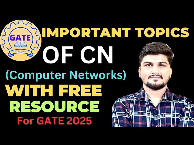 Important Topics of Computer Networks for GATE CSE || GATE CSE Imp Topics #gate #gatecse #gate 2025
