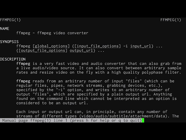 Linux Bash scripting and how I save storage space for big video files