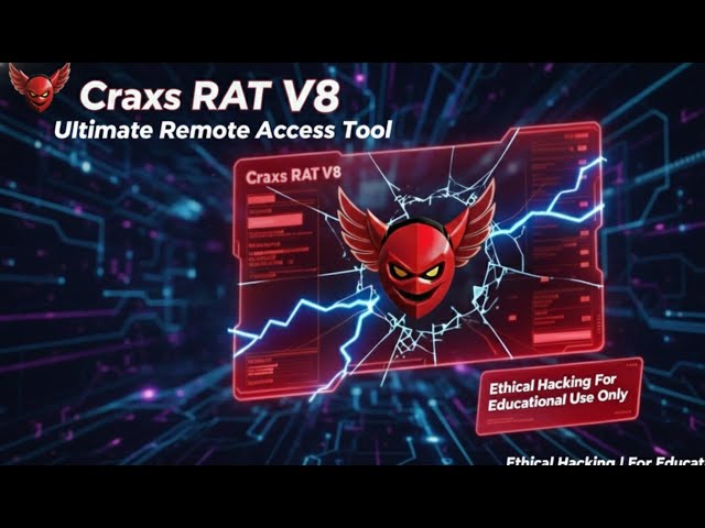 Craxs RAT V8 .Full setup How to downloads#craxsrat #craxsrat_V8