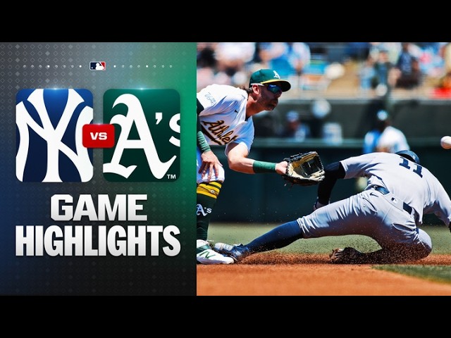 Yankees vs. Athletics Game Highlights (5/31/26) | MLB Highlights