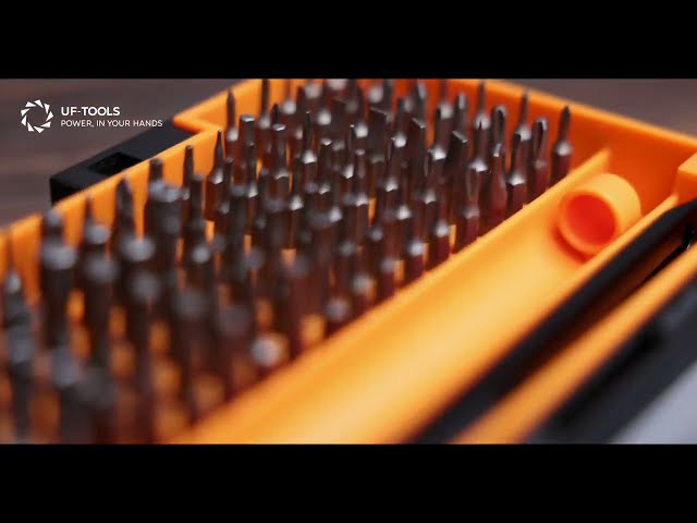 UF-TOOLS 166 Orange Manual Screwdriver Kit | Hands-On Full Set Look