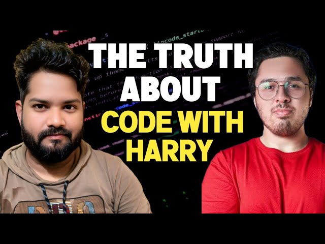 🔥 My Honest Experience With Code With Harry 😱 | His Coding Style EXPLAINED! 💻