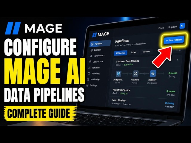 How to configure Mage AI for modern data pipelines - Complete Guide