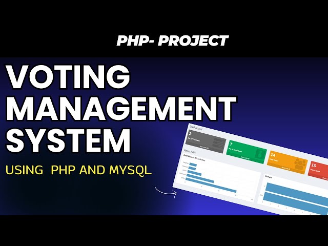 Online Voting Management System Project In PHP With Code