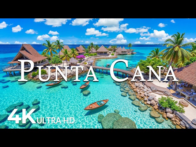 FLYING OVER PUNTA CANA (4K UHD) – Soothing Music Along With Beautiful Nature Video - 4K Video UHD #6