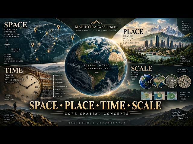 Core Spatial Concepts: Space, Place, Time & Scale Explained