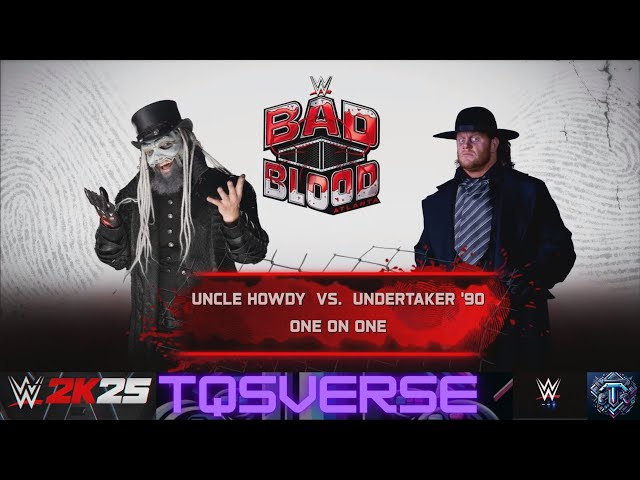 UNCLE HOWDY VS THE UNDERTAKER. WWE 2K25. TQS