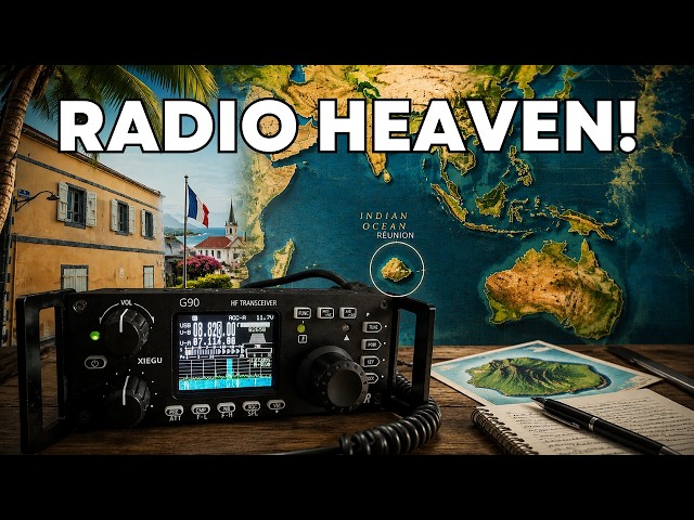 HF utility DXing on La Réunion! Rostov and Tokyo VOLMET, RAF Military One, Ho Chi Minh and more!
