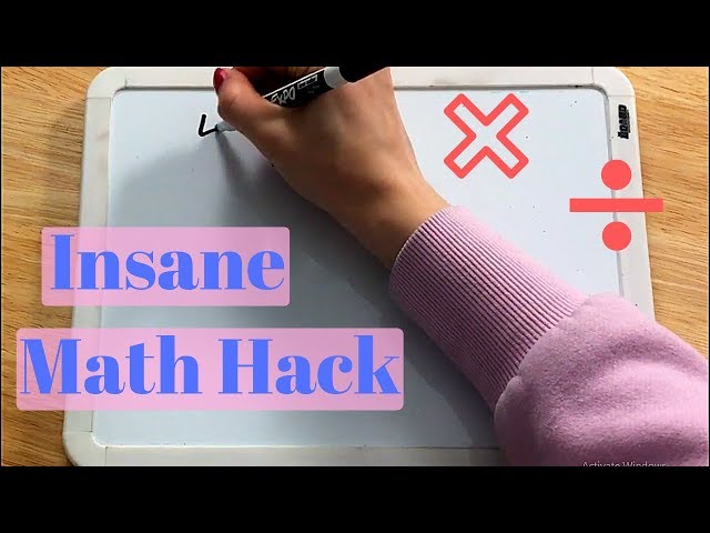 This EASY math hack will change your life!!!