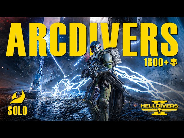 Helldivers 2 – Arcdivers Shocked 1800+ Bugs | Solo Deathless | Super Helldive