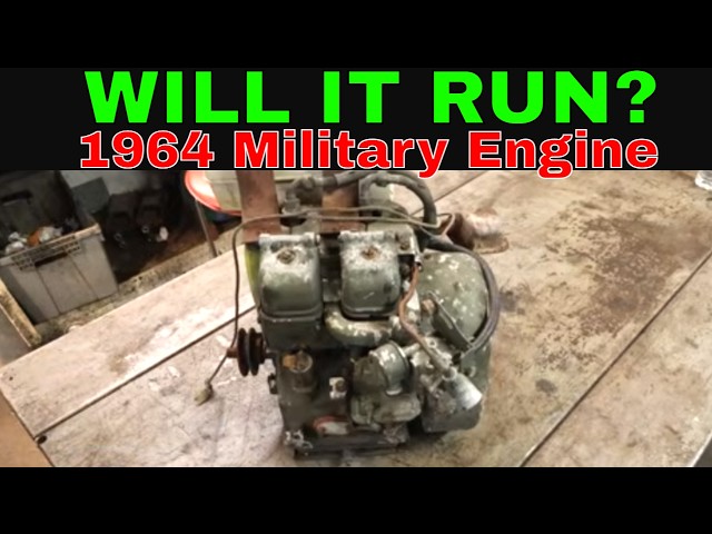 They Never Heard it Run 1964 Military Continental 2 cylinder engine.