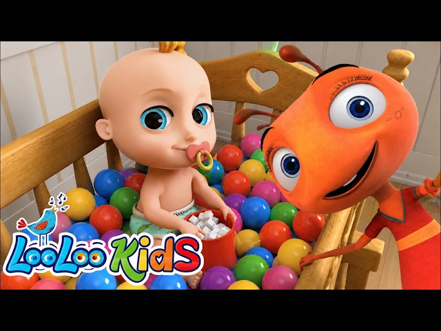 Johny Johny Yes Papa + A Ram Sam Sam with Ants + Learn Colors with Balloons and Balls - Kids Songs