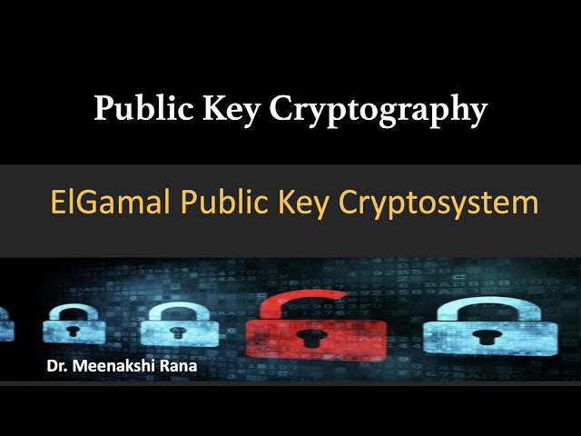 ElGamal Public Key Cryptosystem