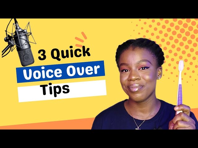 Voiceover Recording Tips: 3 Quick Hacks Before You Hit Record (Beginners)