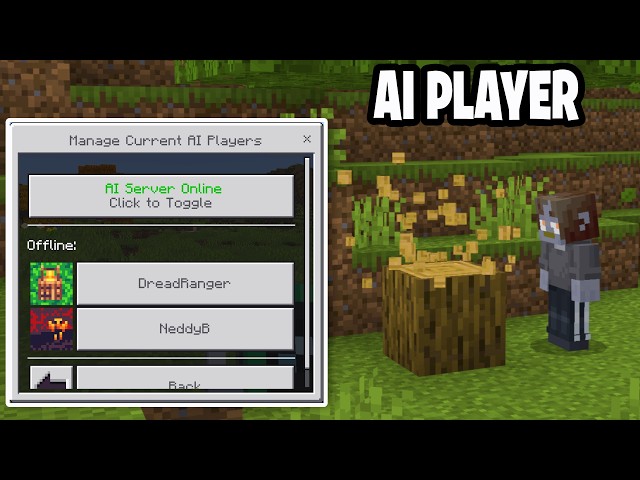 How To Use AI Player Addon For Minecraft Bedrock! - Tutorial