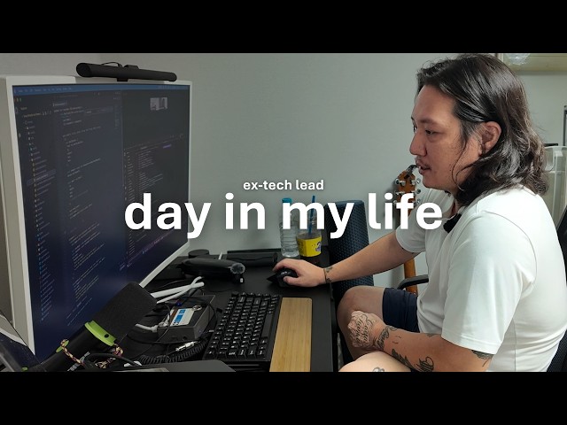 day in the life of a software engineer | senior dev in Korea working from home