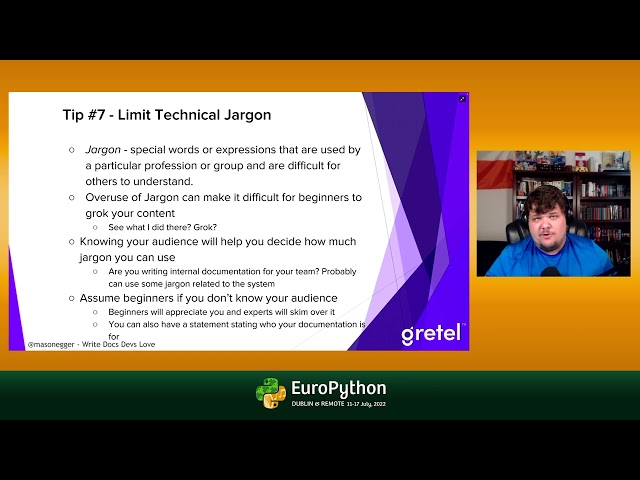 Write Docs Devs Love: Ten Tricks To Level Up Your Tech Writing - presented by Mason Egger