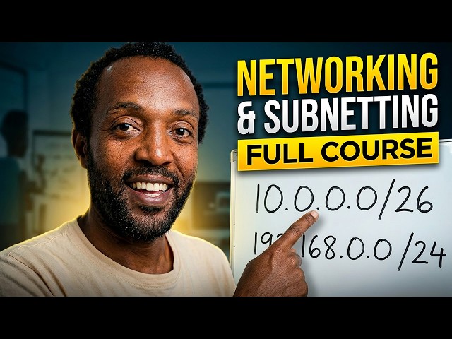Networking & Subnetting Full Course for Beginners | Learn IP Addressing Step by Step
