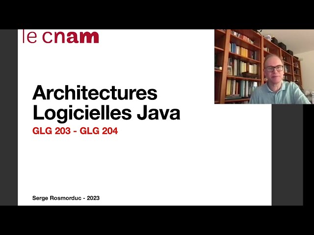 Cnam, cours "Architecture Logicielles Java"