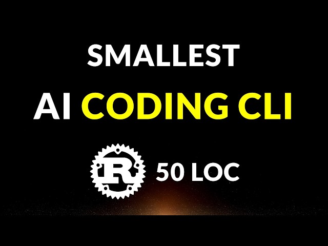 The Simplest AI Coding CLI in Pure Rust 50 Lines
