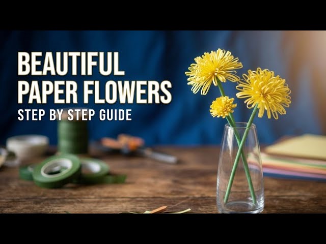 How to Make Beautiful Flowers Easily💐 