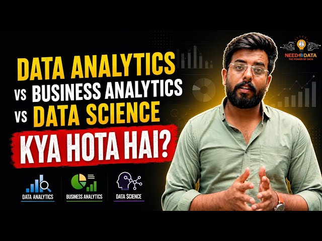 Data Analytics vs Business Analytics vs Data Science 🤯 | Which One Is BEST for You?