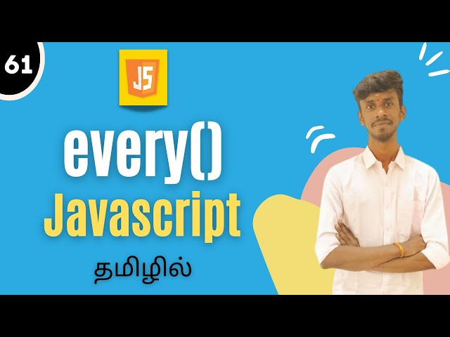 Every Method In JavaScript Tamil | JavaScript Array Method Tutorial |#every #everymethod #javascript