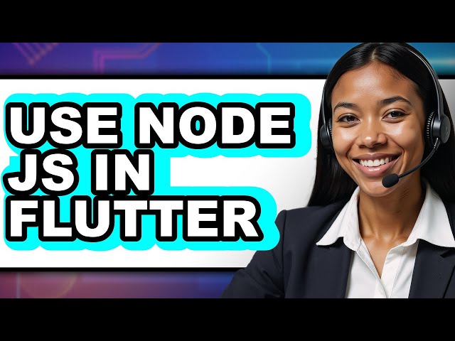 How to Use Node Js in Flutter (updated)