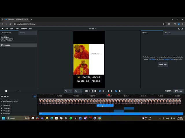 Try Things: Create Programmatic Videos With Remotion