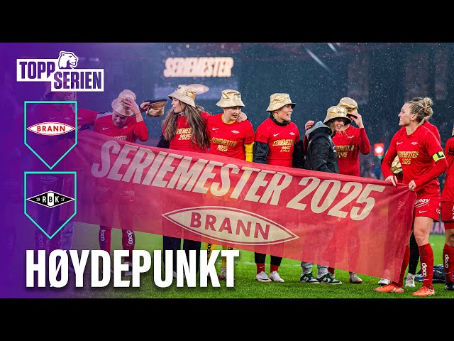 Gaupset-magi da Brann sikret seriegullet | Brann v Rosenborg Høydepunkter | Toppserien 2025