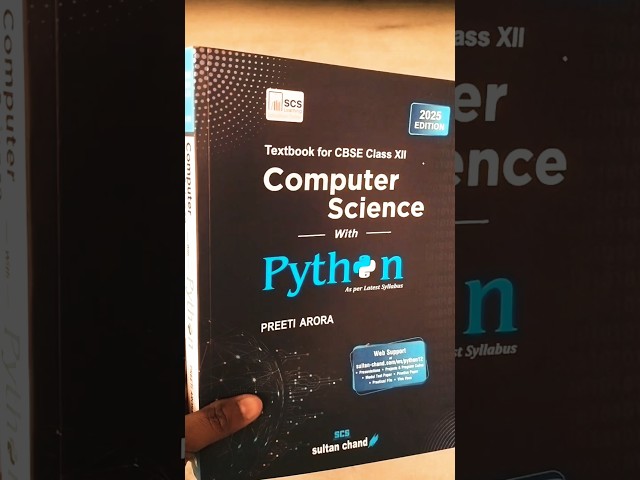 Computer science with python pretti Arora class 12 #shorts