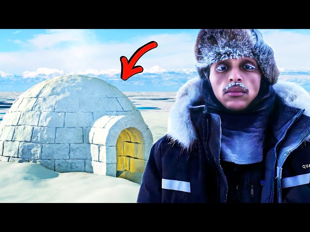 BUILDING AN IGLOO IN THE NORTH POLE!!