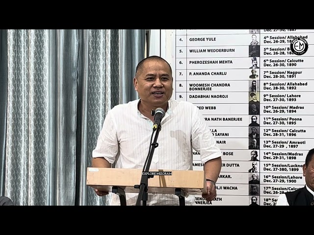 Ex MLA Lalrindika Ralte-in MPCC General Secretary a nihna aṭanga banna a thehlut! 