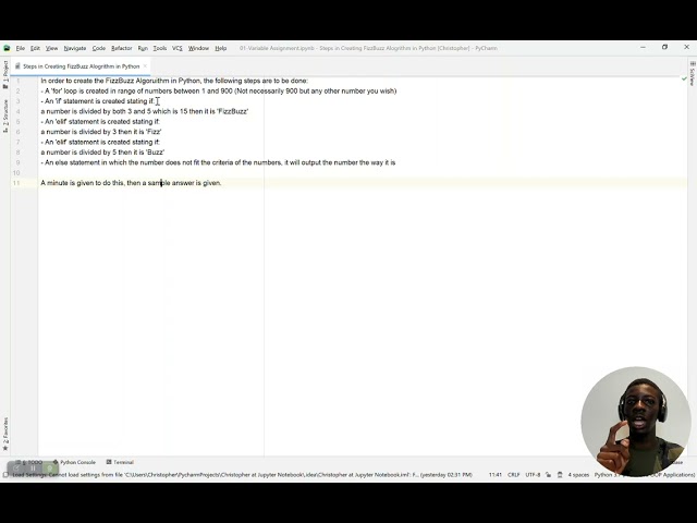 FizzBuzz Algorithm In Python