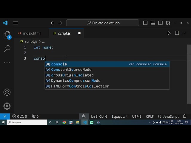 Minicurso JavaScript - O que significa variável undefined - Aula 10