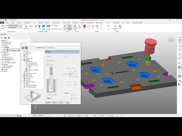 PowerMill START to PART I:  2D Automation with Drilling Methods